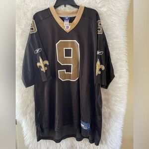 New Orleans Saints Drew Brees #9 Reebok On Field Men’s Football Jersey. 3XL